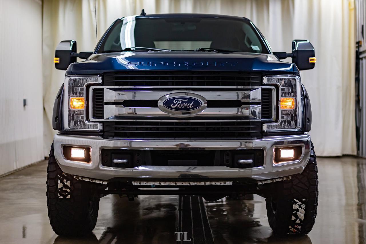 2019 Ford F-250 4x4 Crew Cab XLT Diesel Lift Nav BCam Red Deer AB