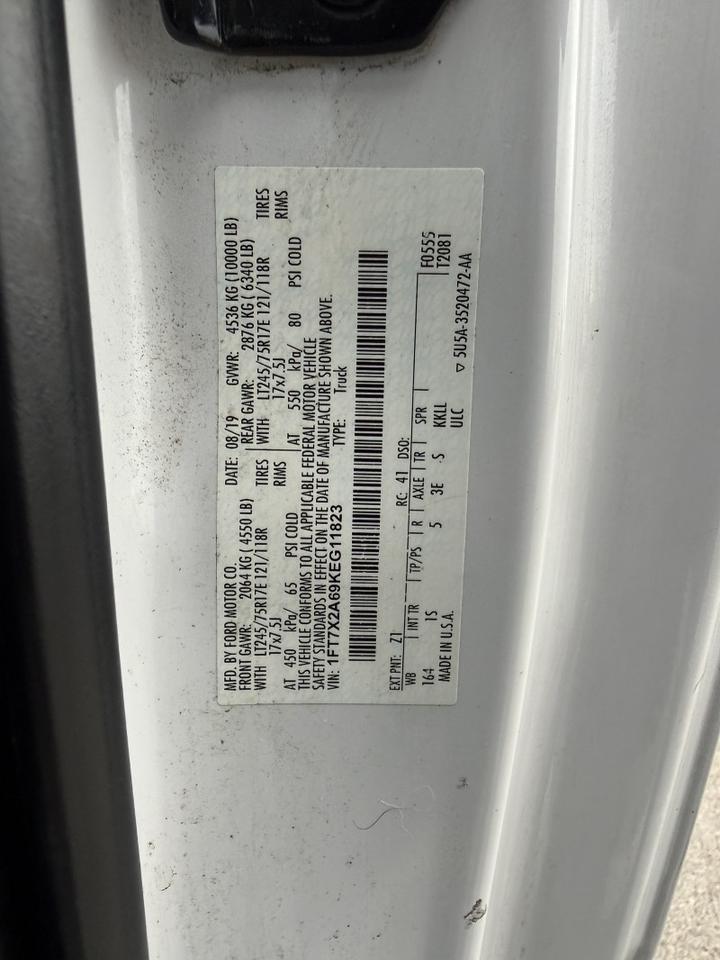 2019 Ford F-250 Glass Truck XL Collinsville OK