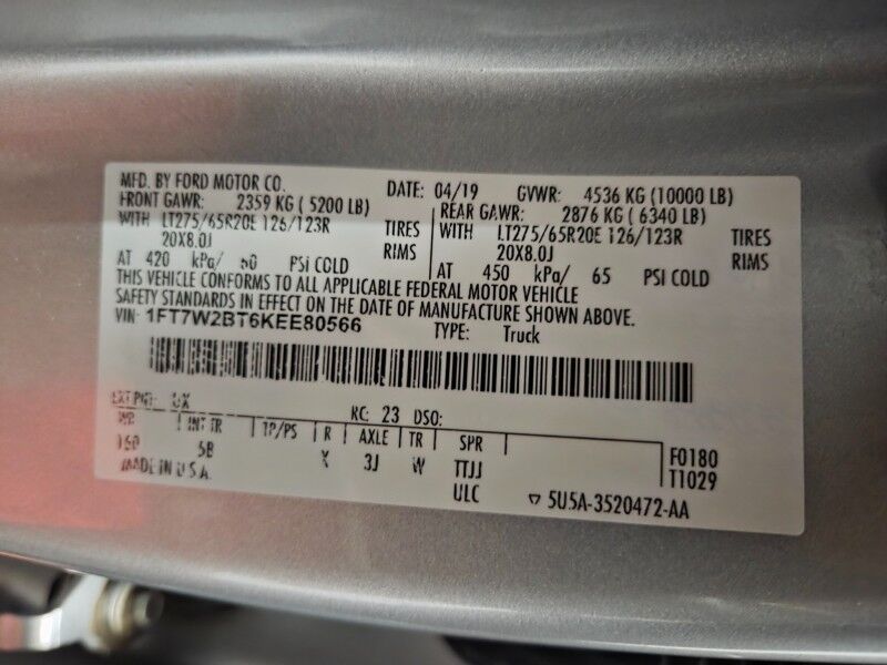 2019 Ford F-250 Lariat Sport Package 6.7L Diesel GPS Camera Sunroof FREE WARRANTY Arlington TX