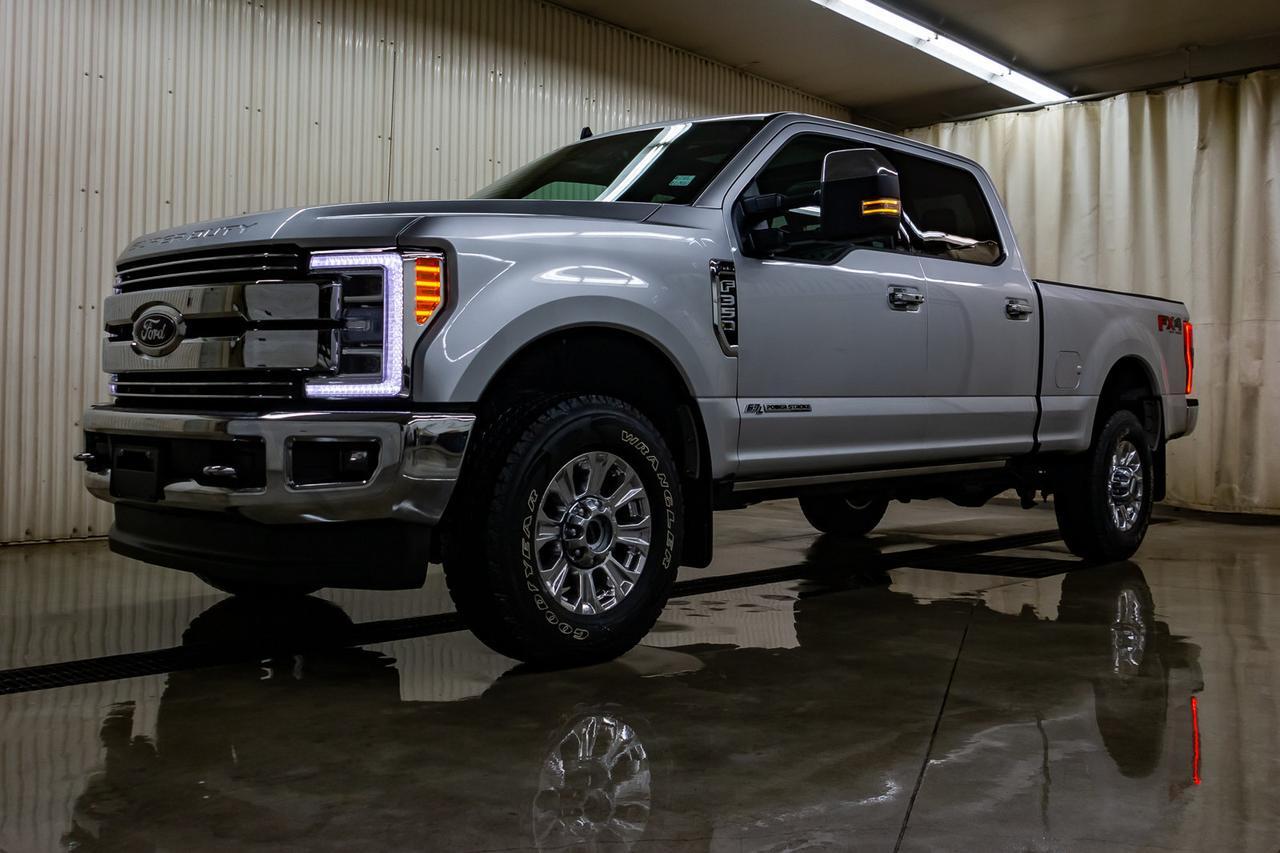 2019 Ford F-350 4x4 Crew Cab Lariat FX4 Diesel Leather Roof Nav BCam Red Deer AB
