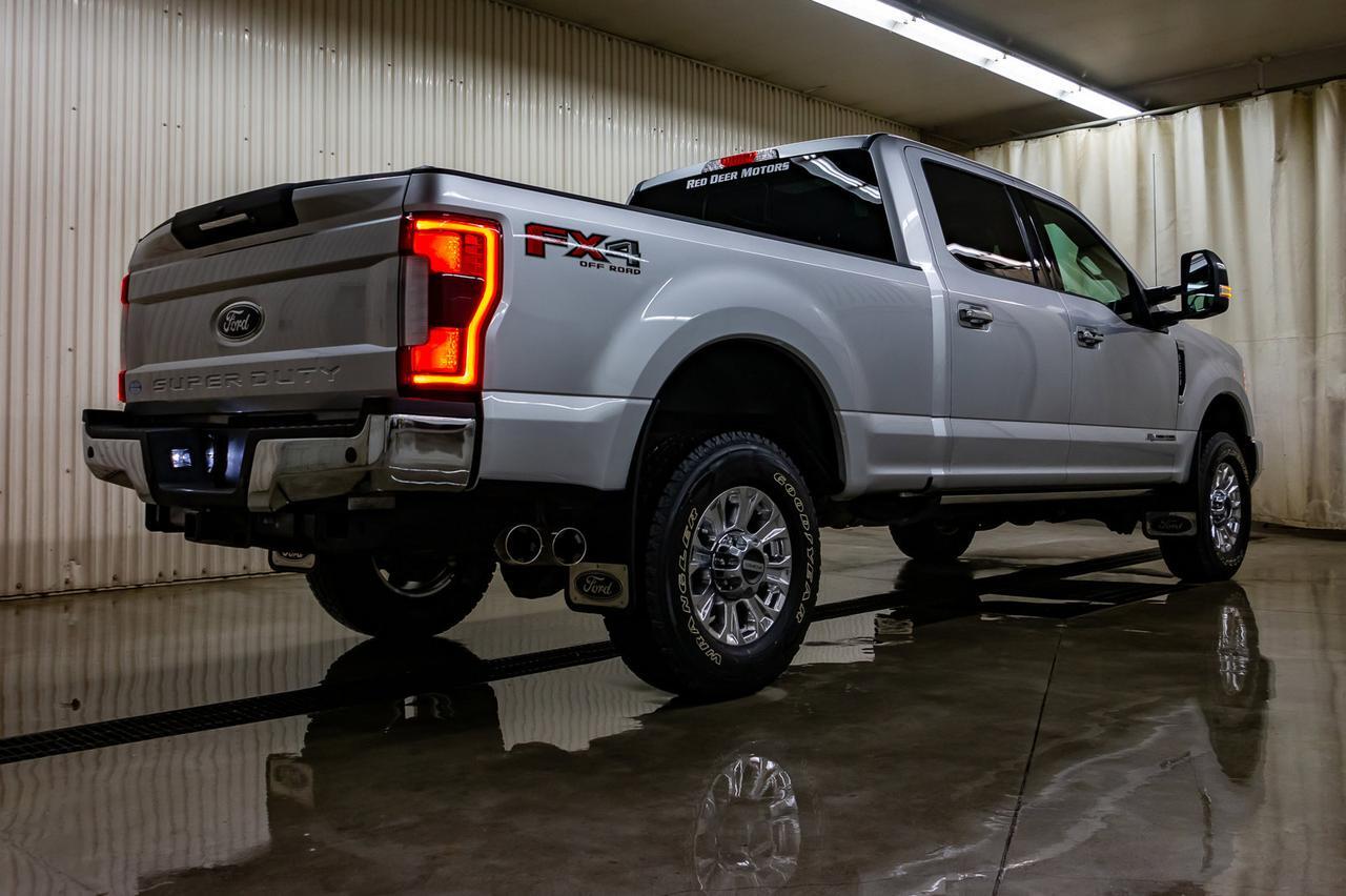 2019 Ford F-350 4x4 Crew Cab Lariat FX4 Diesel Leather Roof Nav BCam Red Deer AB