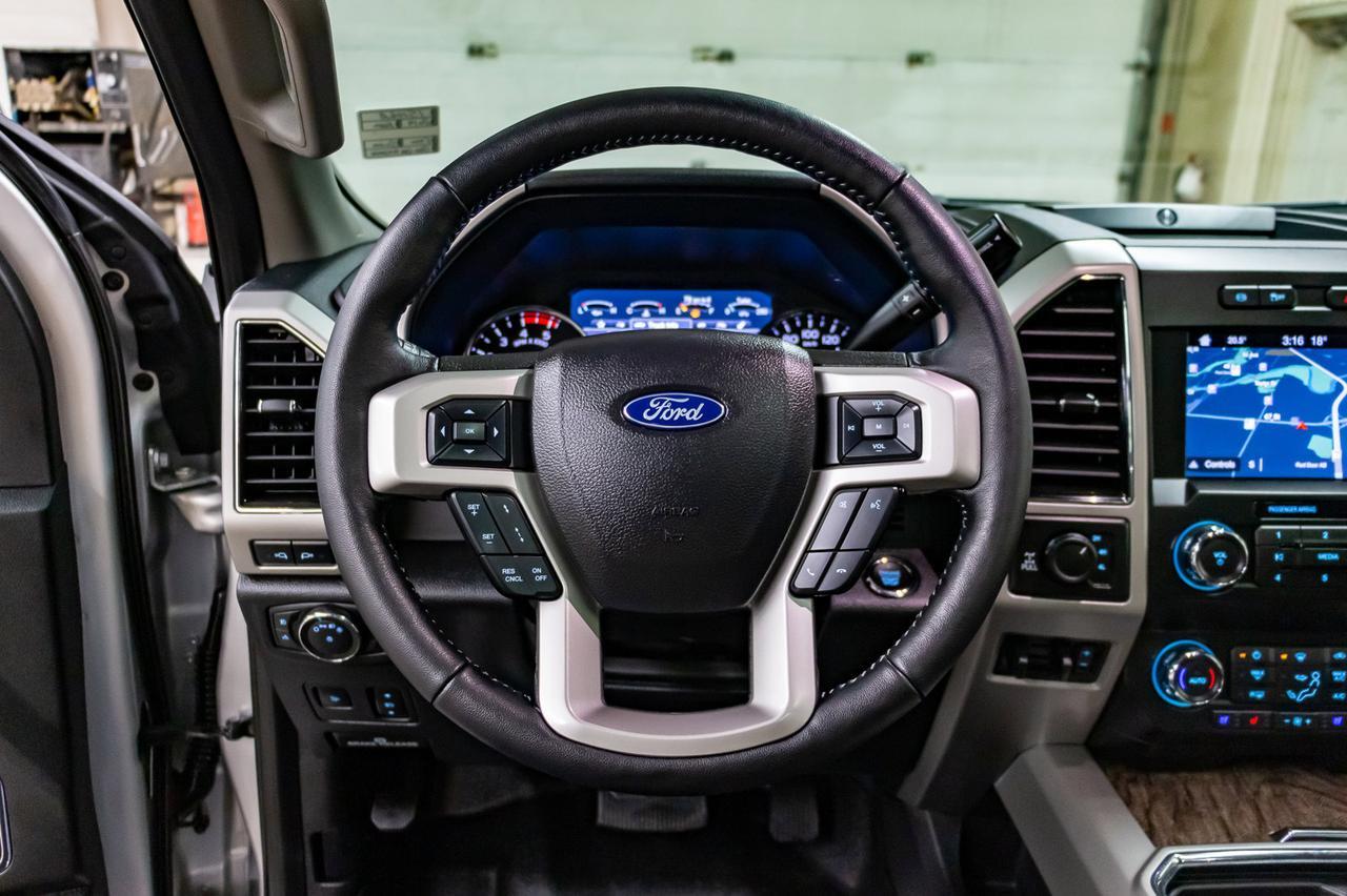 2019 Ford F-350 4x4 Crew Cab Lariat FX4 Diesel Leather Roof Nav BCam Red Deer AB