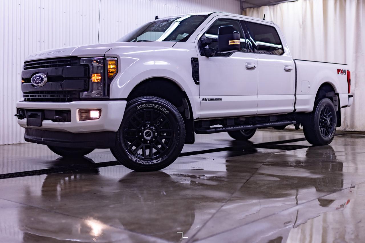 2019 Ford F-350 4x4 Crew Cab Lariat FX4 Diesel Leather Roof Nav Red Deer AB