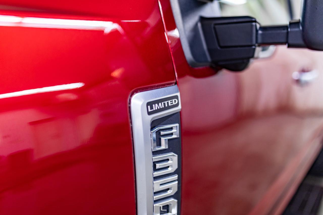 2019 Ford F-350 4x4 Crew Cab Limited Diesel Leather Roof Nav 4&quot; Lift Red Deer AB