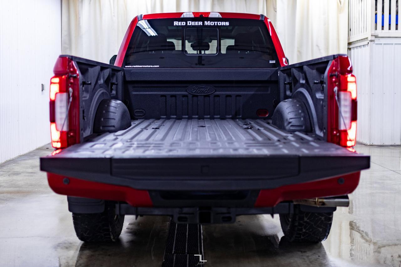 2019 Ford F-350 4x4 Crew Cab Limited Diesel Leather Roof Nav 4&quot; Lift Red Deer AB