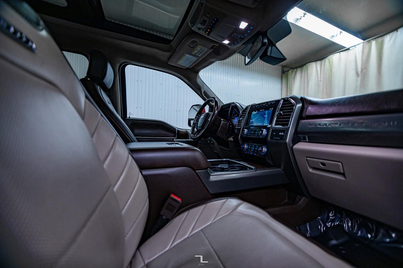 2019 Ford F-350 4x4 Crew Cab Limited Diesel Leather Roof Nav 4&quot; Lift Red Deer AB