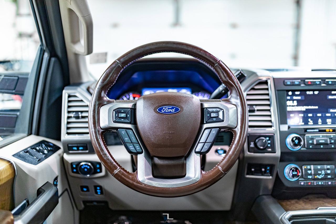 2019 Ford F-350 4x4 Crew Cab Limited Diesel Leather Roof Nav 4&quot; Lift Red Deer AB