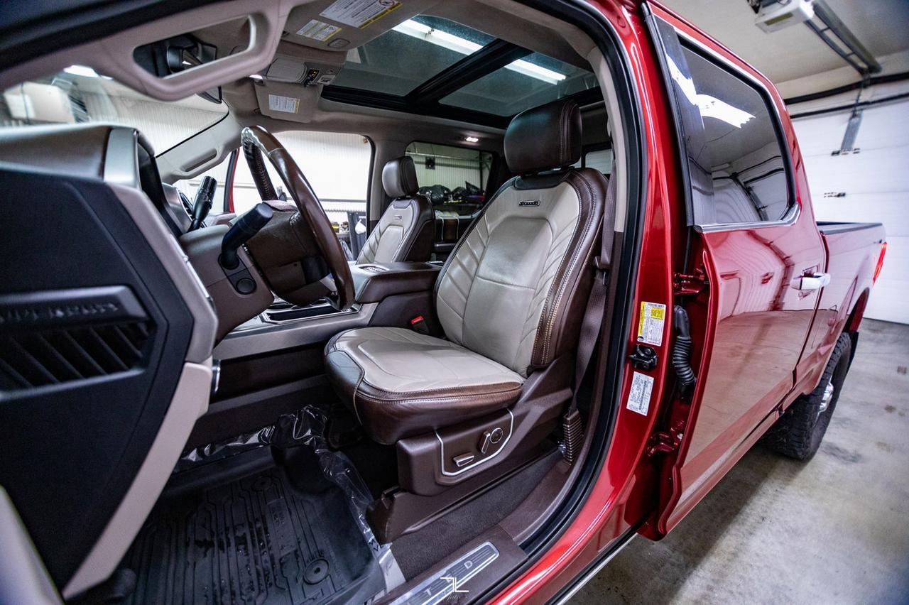 2019 Ford F-350 4x4 Crew Cab Limited Diesel Leather Roof Nav 4&quot; Lift Red Deer AB