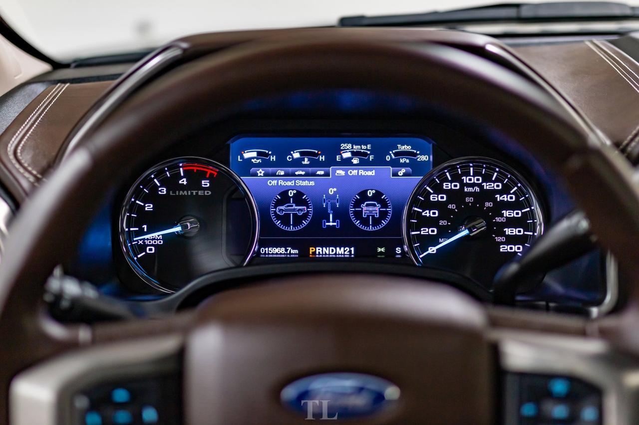 2019 Ford F-350 4x4 Crew Cab Limited Diesel Leather Roof Nav BCam Red Deer AB