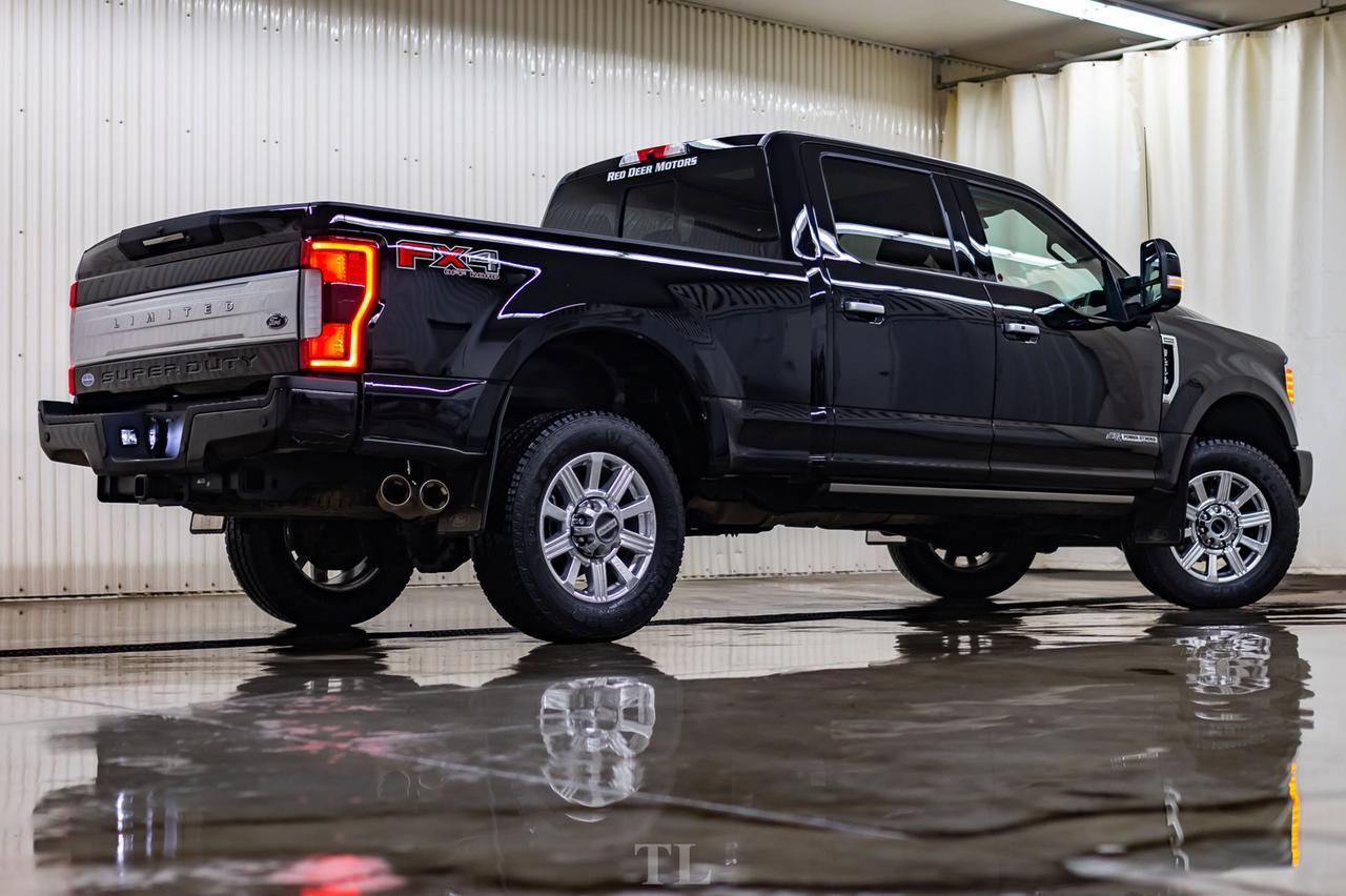 2019 Ford F-350 4x4 Crew Cab Limited Diesel Leather Roof Nav BCam Red Deer AB