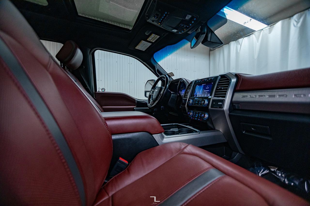2019 Ford F-350 4x4 Crew Cab Platinum Diesel Dually Leather Roof Nav Red Deer AB