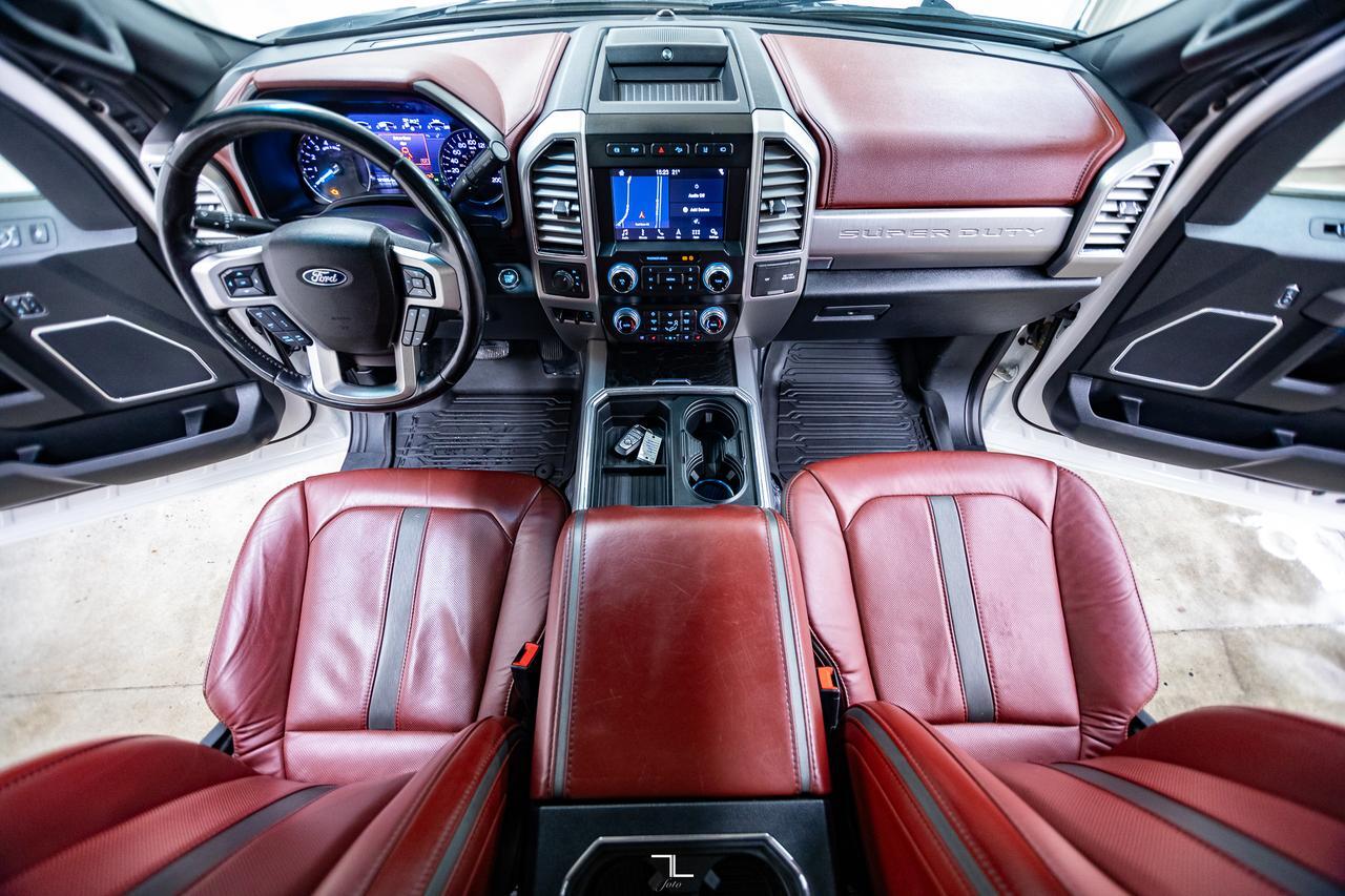 2019 Ford F-350 4x4 Crew Cab Platinum Diesel Dually Leather Roof Nav Red Deer AB