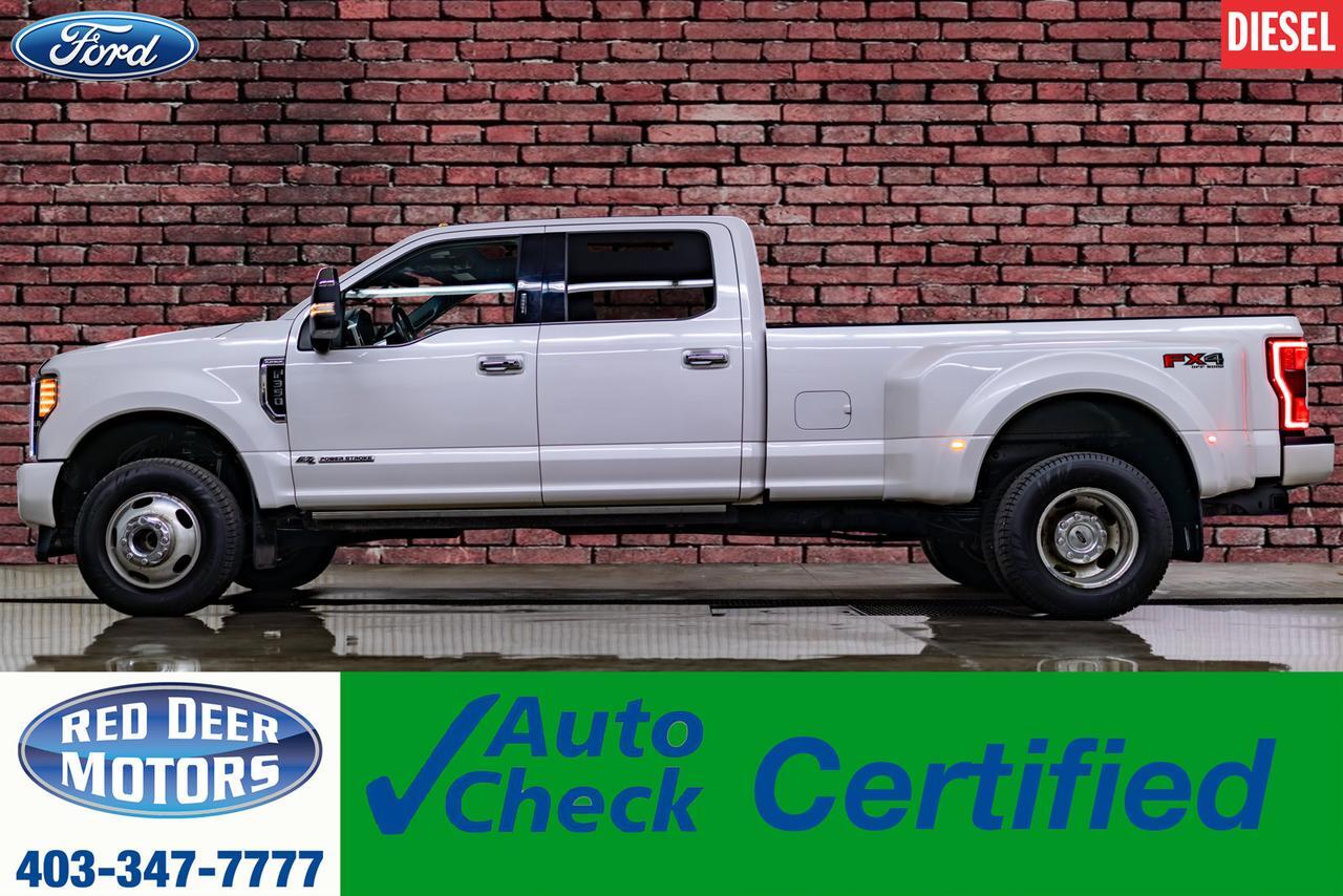 2019 Ford F-350 4x4 Crew Cab Platinum Diesel Dually Leather Roof Nav