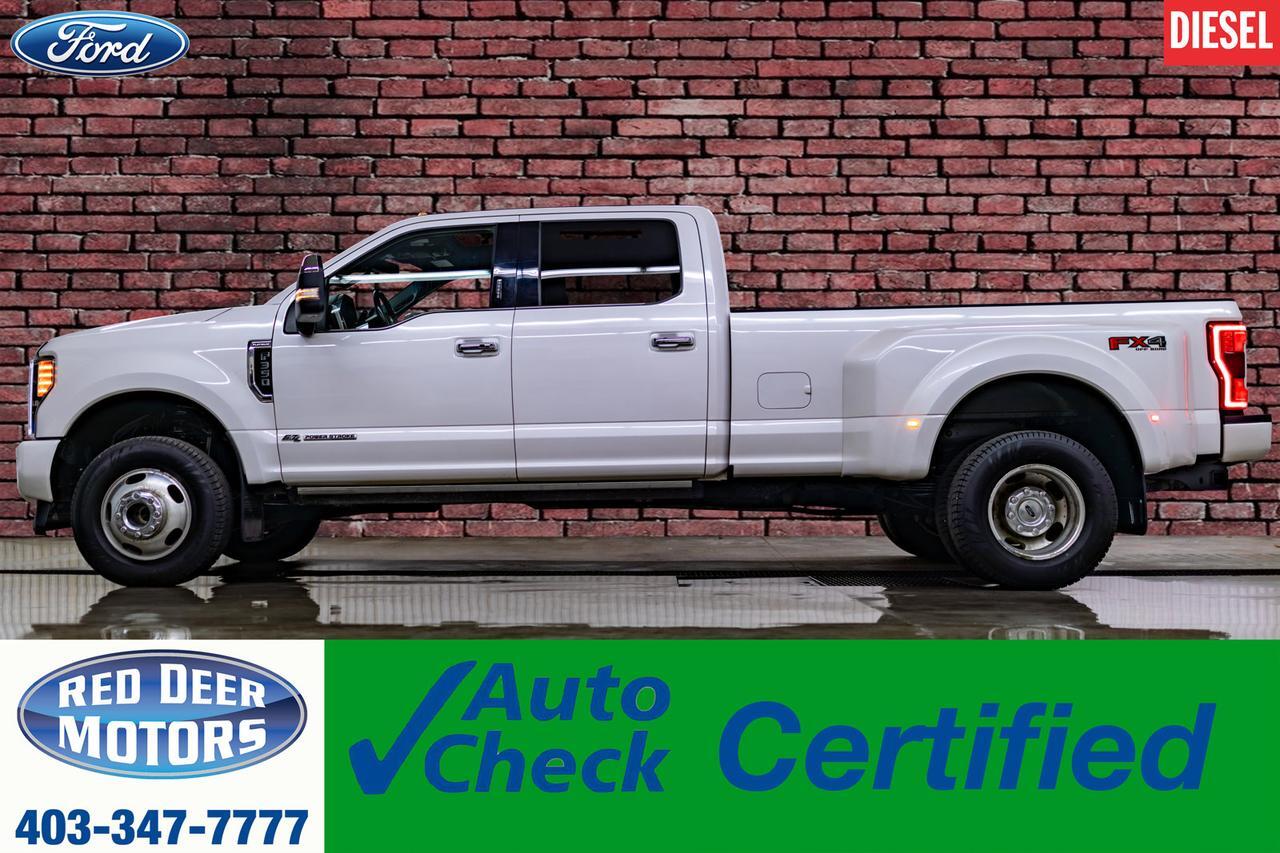 2019 Ford F-350 4x4 Crew Cab Platinum Diesel Dually Leather Roof Nav