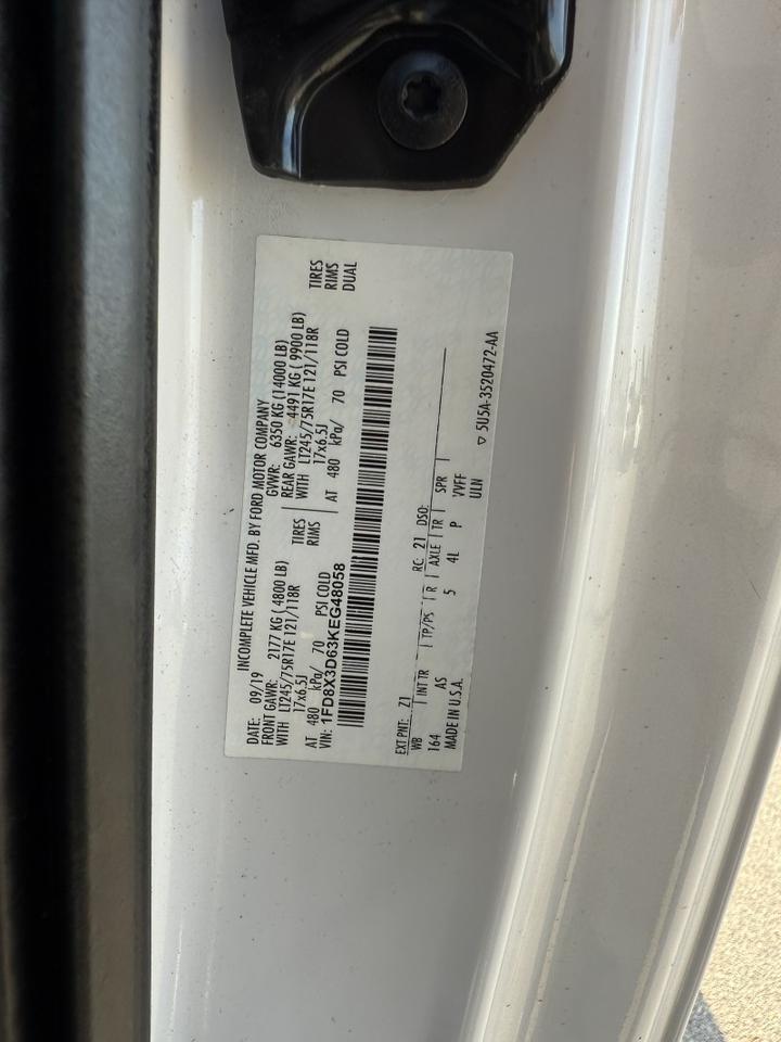 2019 Ford F-350 DRW 4x4 Cab & Chassis XL Collinsville OK