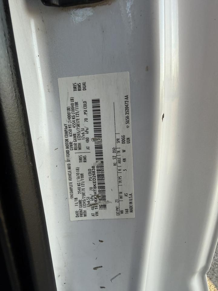 2019 Ford F-350 DRW 4x4 Diesel Liftmoore 3200REE Crane XL Collinsville OK