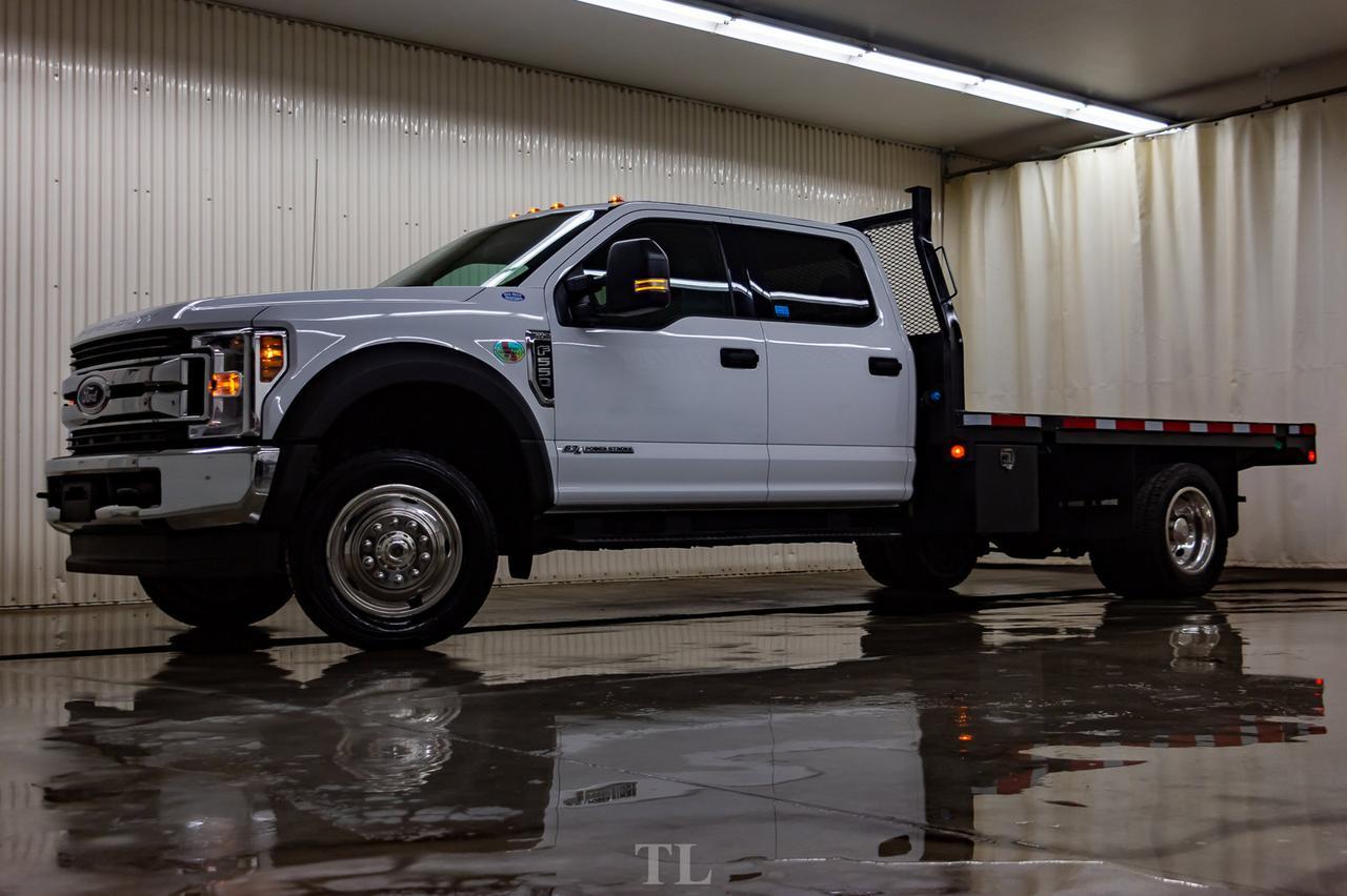 2019 Ford F-550 4x4 Crew Cab XLT Deck Diesel BCam Red Deer AB