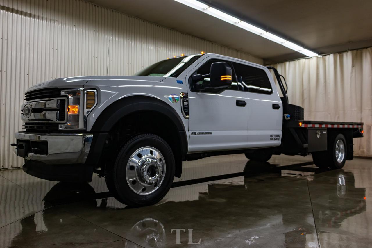 2019 Ford F-550 4x4 Crew Cab XLT Deck Diesel Dually Red Deer AB