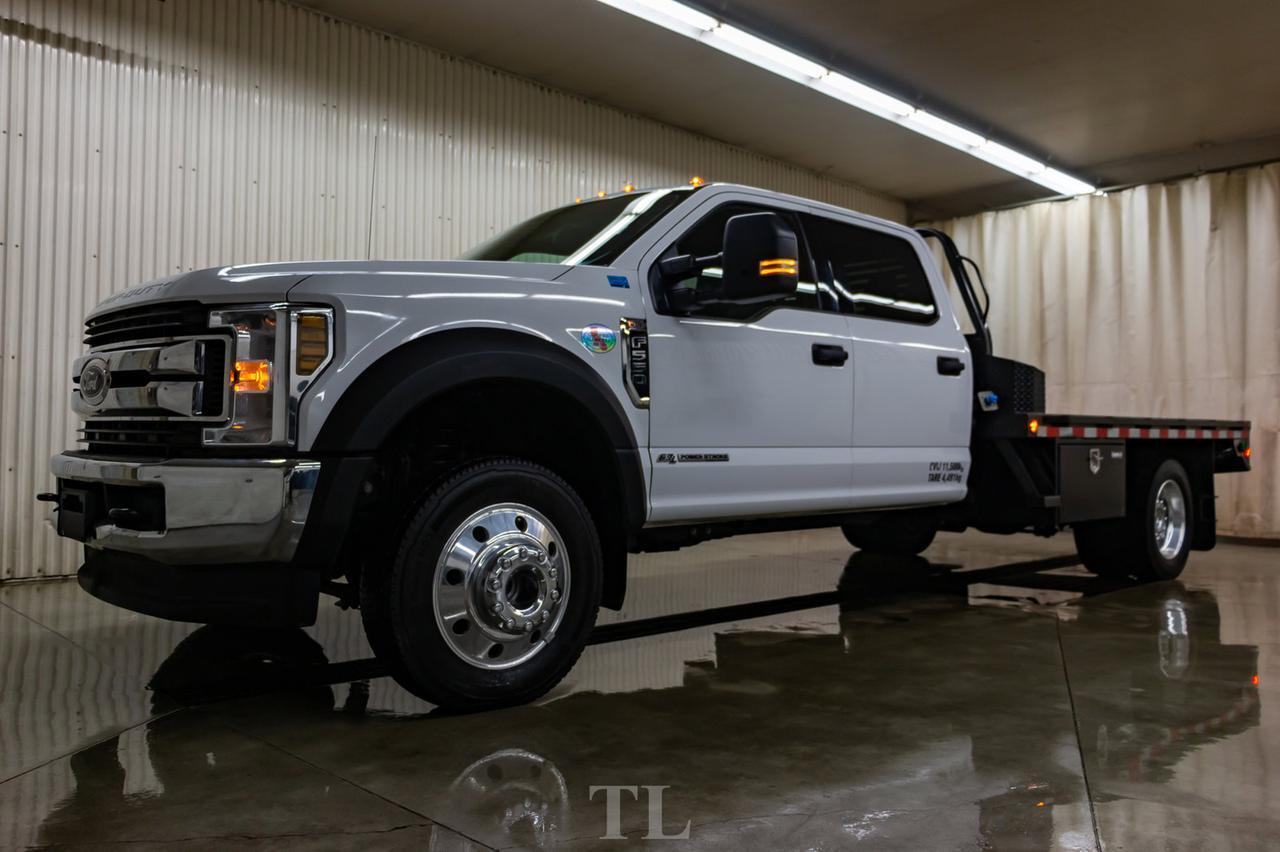 2019 Ford F-550 4x4 Crew Cab XLT Deck Diesel Dually Red Deer AB