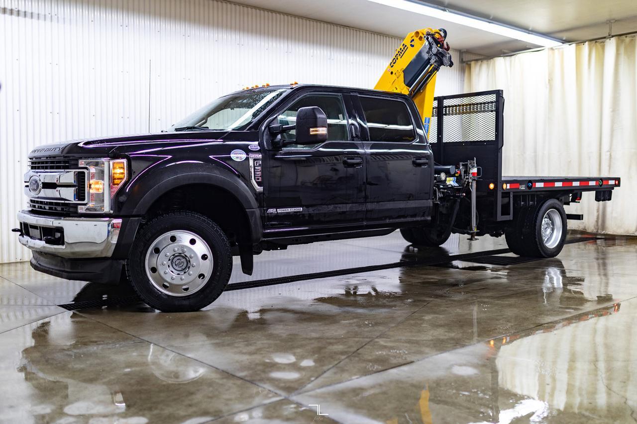 2019 Ford F-550 4x4 Crew Cab XLT Picker Diesel Deck Nav Red Deer AB