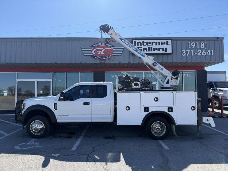 2019 Ford F-550 4x4 Diesel Auto Crane HC7X Utility XL Collinsville OK