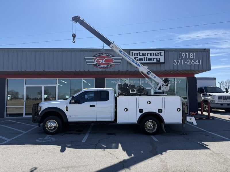 2019 Ford F-550 4x4 Diesel Auto Crane HC7X Utility XL Collinsville OK
