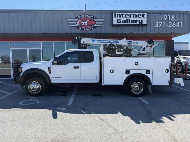 2019 Ford F-550 4x4 Diesel Auto Crane HC7X Utility XL Collinsville OK