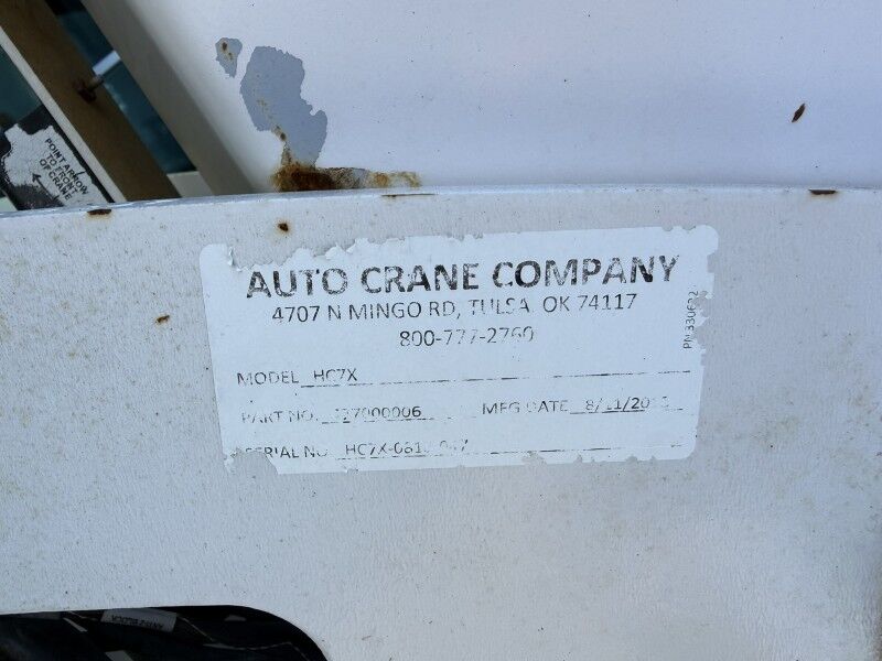 2019 Ford F-550 4x4 Diesel Auto Crane HC7X Utility XL Collinsville OK