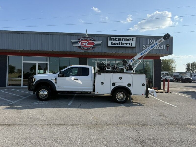 2019 Ford F-550 4x4 Diesel Utility w/ EHC6 Auto Crane XL Collinsville OK
