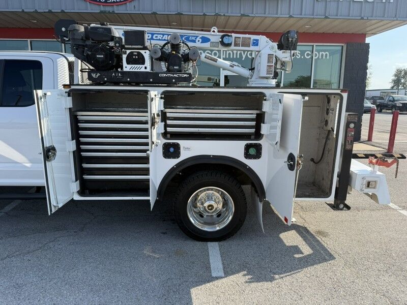 2019 Ford F-550 4x4 Diesel Utility w/ EHC6 Auto Crane XL Collinsville OK