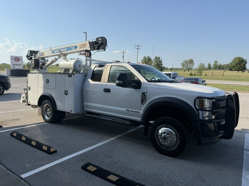 2019 Ford F-550 4x4 Diesel Utility w/ EHC6 Auto Crane XL Collinsville OK