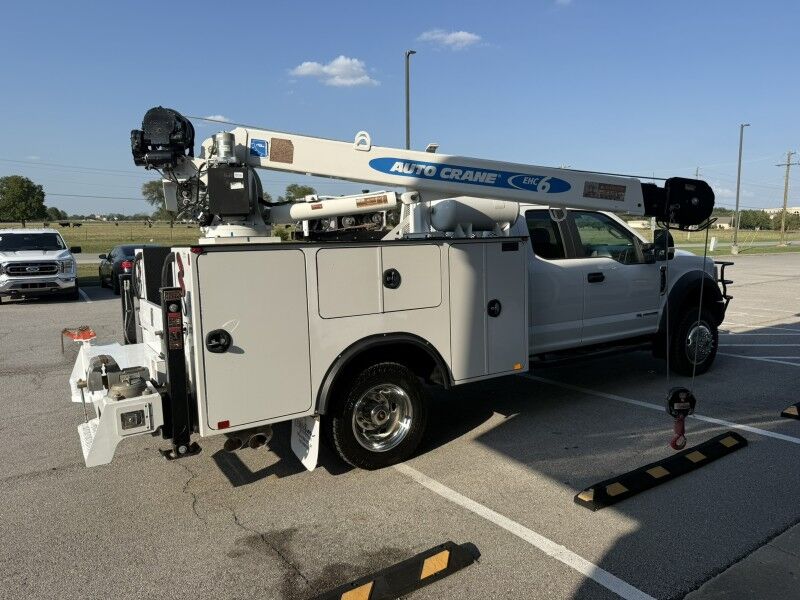2019 Ford F-550 4x4 Diesel Utility w/ EHC6 Auto Crane XL Collinsville OK