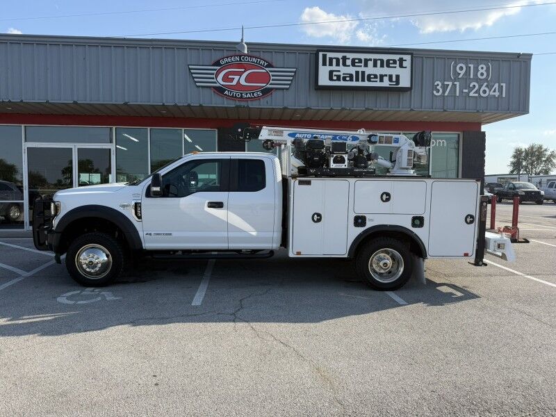 2019 Ford F-550 4x4 Diesel Utility w/ EHC6 Auto Crane XL Collinsville OK