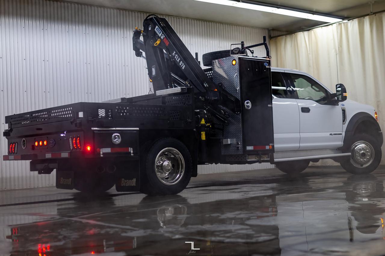 2019 Ford F-550 4x4 Super Cab XLT Picker Deck Diesel Red Deer AB