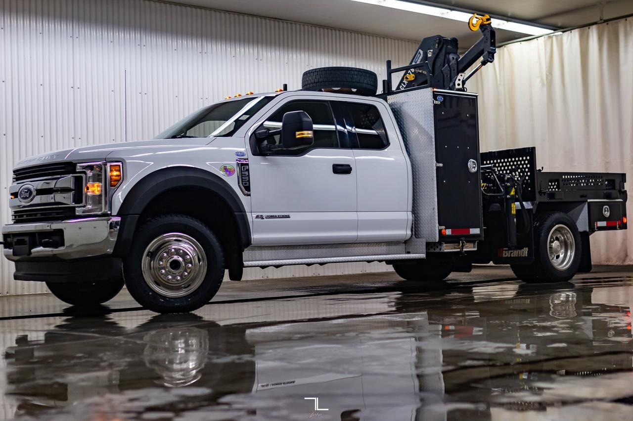 2019 Ford F-550 4x4 Super Cab XLT Picker Deck Diesel Red Deer AB
