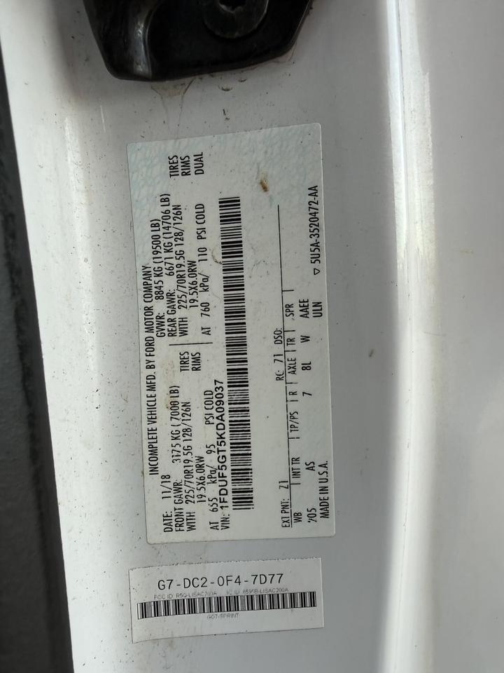 2019 Ford F-550 Diesel Stake Flatbed 73k mi's XL Collinsville OK