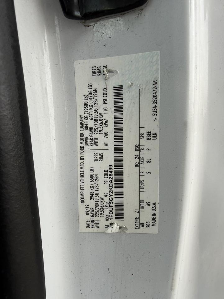 2019 Ford F-550 V10 Flatbed 69k mi's XL Collinsville OK