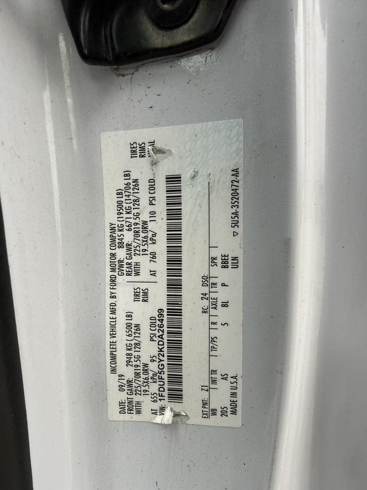 2019 Ford F-550 XL Collinsville OK