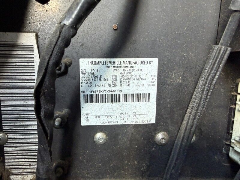 2019 Ford F-59 Stripped Chassis V10 Step Van Collinsville OK