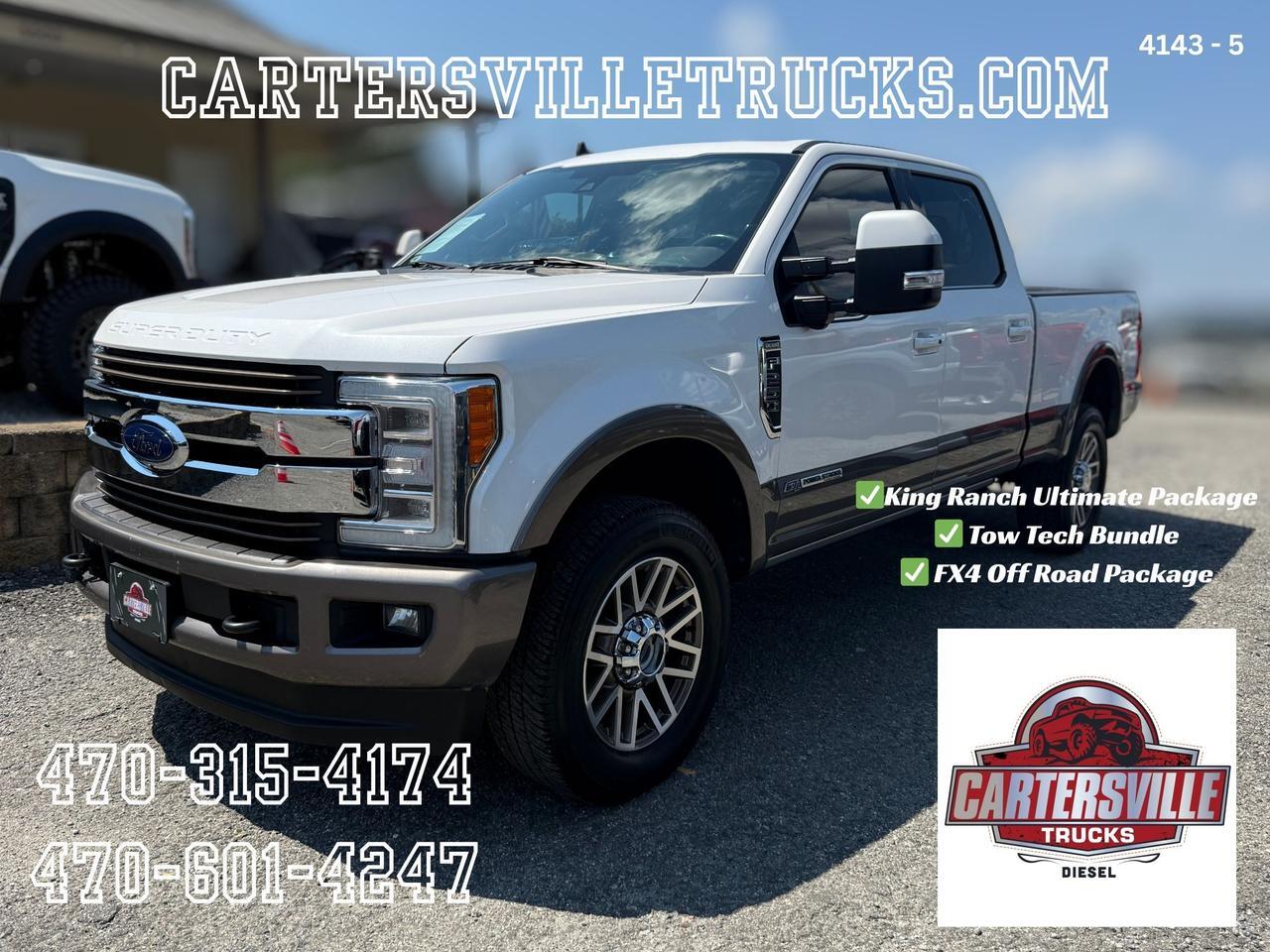 2019 Ford F250sd King Ranch FX4 - ULTIMATE - PEDAL COMMANDER - LEVELED Cartersville GA
