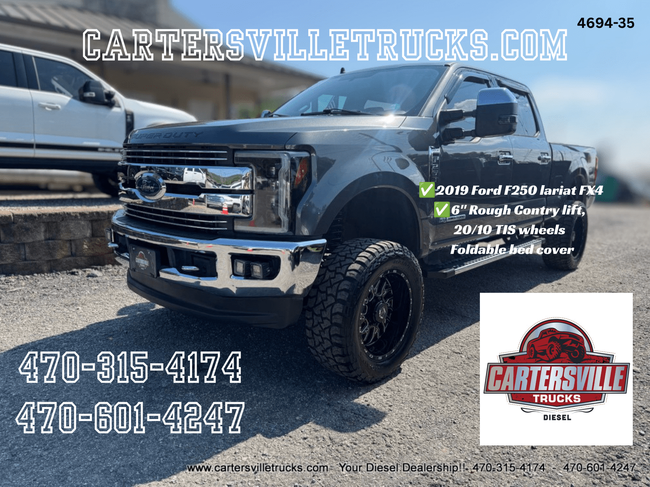 2019 Ford F250sd Lariat FX4 - 6" LIFT - BLIS