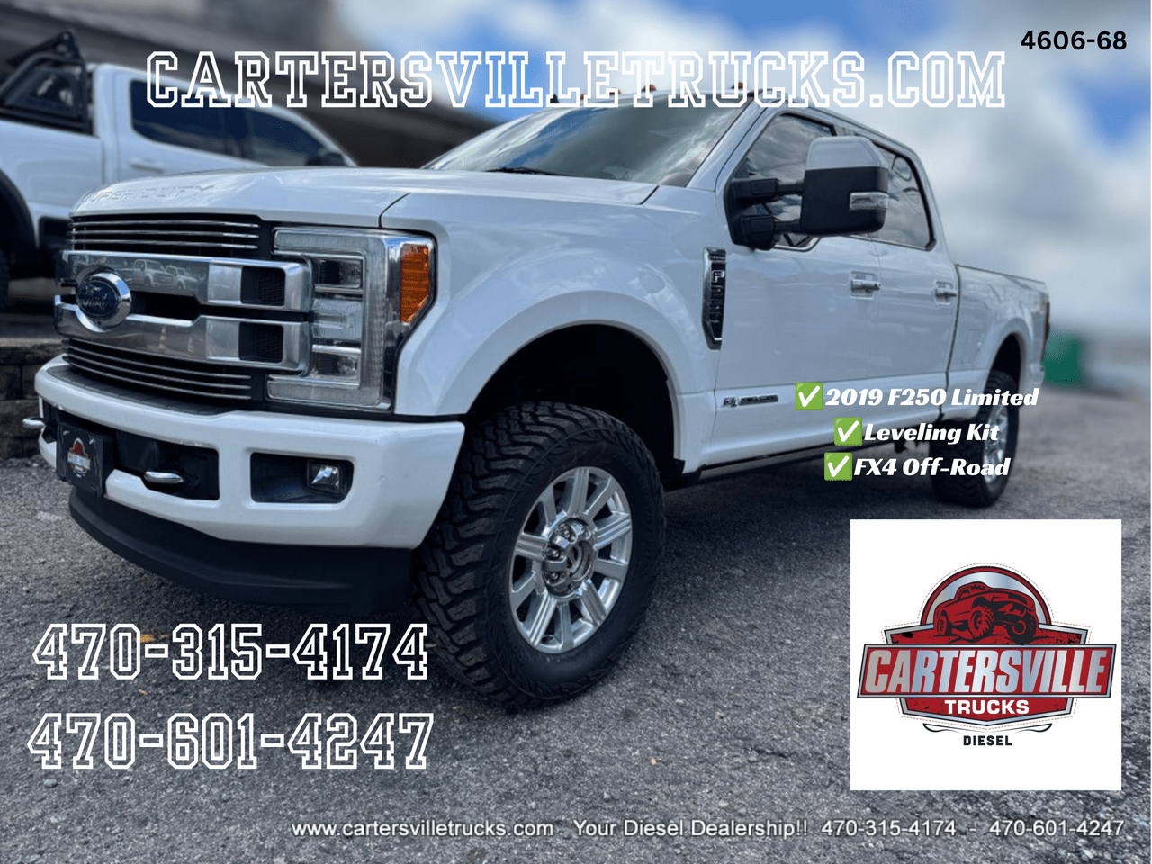2019 Ford F250sd Limited FX4 - LEVELED