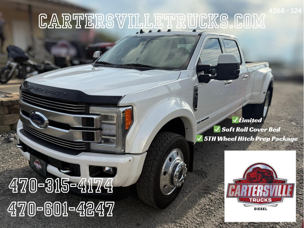 2019 Ford F450sd Limited 4X4 - LOADED - DUALLY Cartersville GA