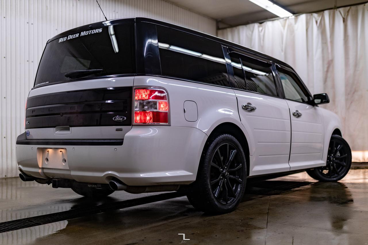 2019 Ford Flex AWD SEL Leather Roof Nav BCam Red Deer AB