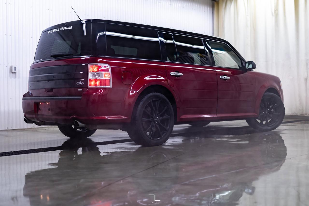 2019 Ford Flex AWD SEL Leather Roof Nav Red Deer AB