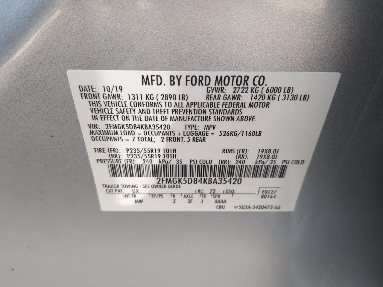 2019 Ford Flex Limited Winder GA