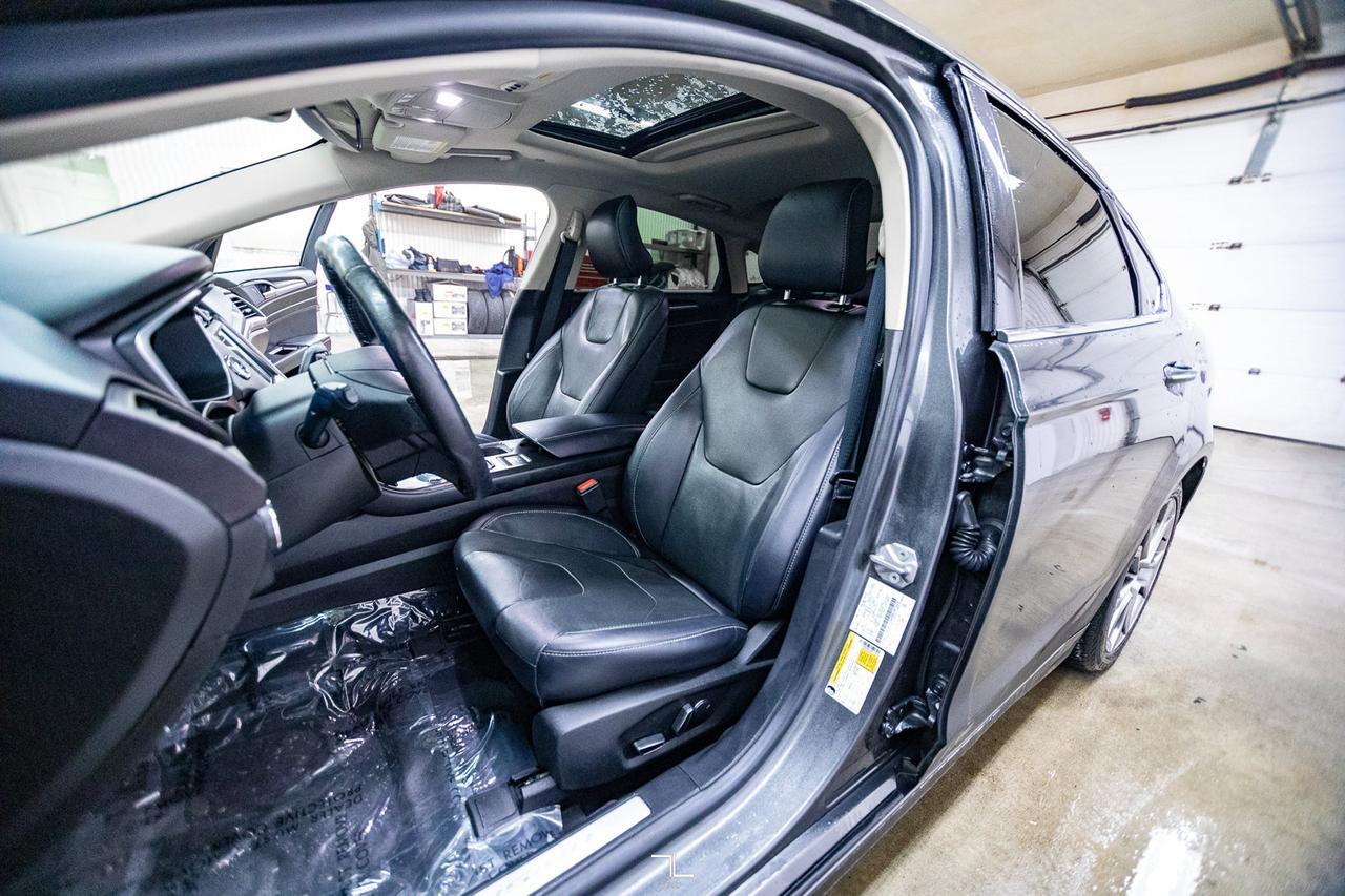 2019 Ford Fusion Hybrid Titanium Leather Roof Nav BCam Red Deer AB