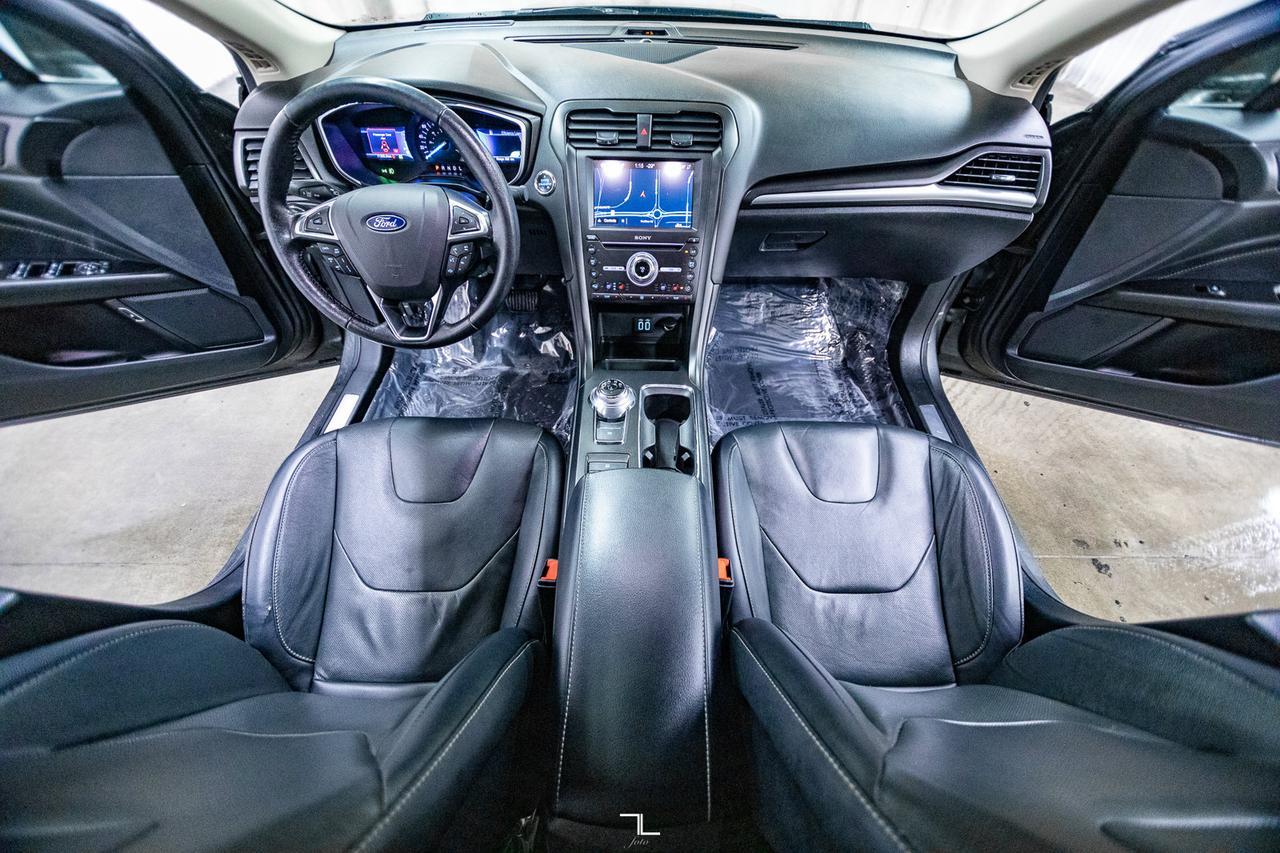2019 Ford Fusion Hybrid Titanium Leather Roof Nav BCam Red Deer AB