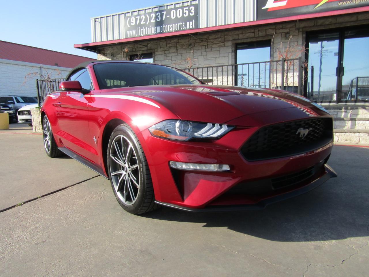 2019 Ford Mustang EcoBoost Premium Convertible Grand Prairie TX