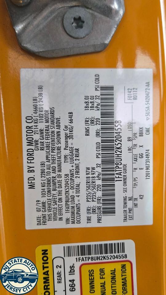 2019 Ford Mustang EcoBoost Premium Jersey City NJ